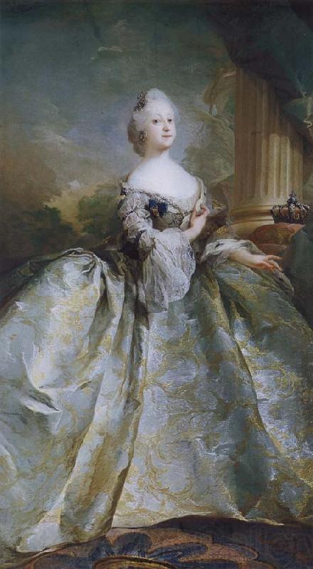 Carl Gustaf Pilo Queen Louise Norge oil painting art